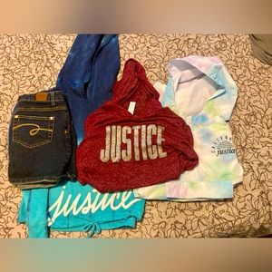 Size 12 justice girls lot